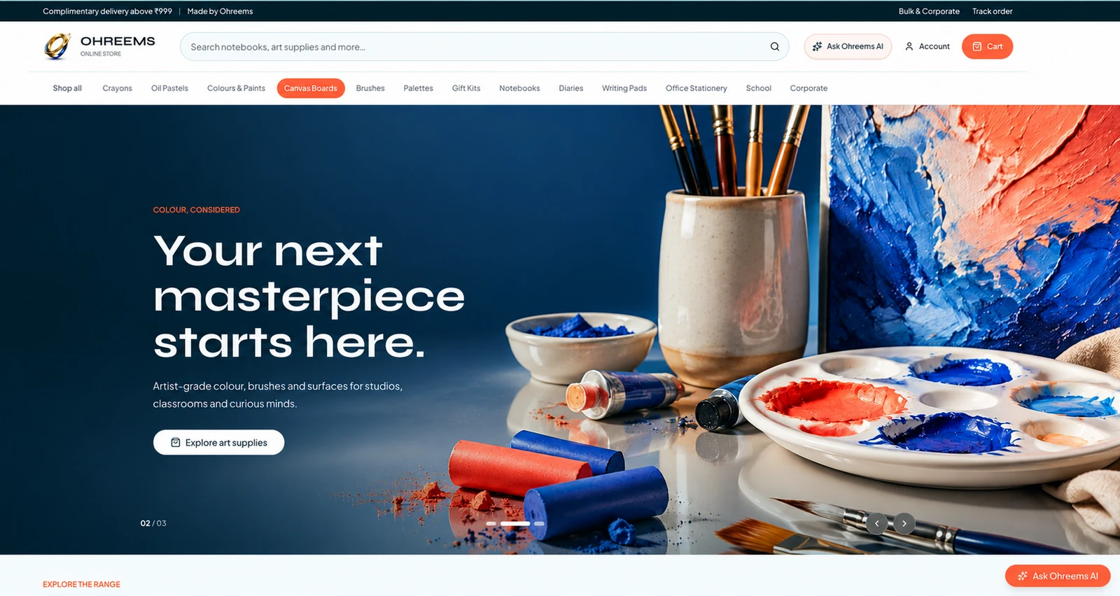 ERP-Integrated Store for B2C Shopping & B2B Bulk Enquiries
